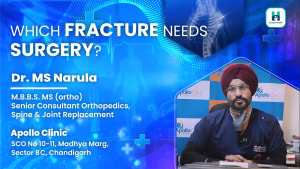 Which type of fracture usually requires surgery?